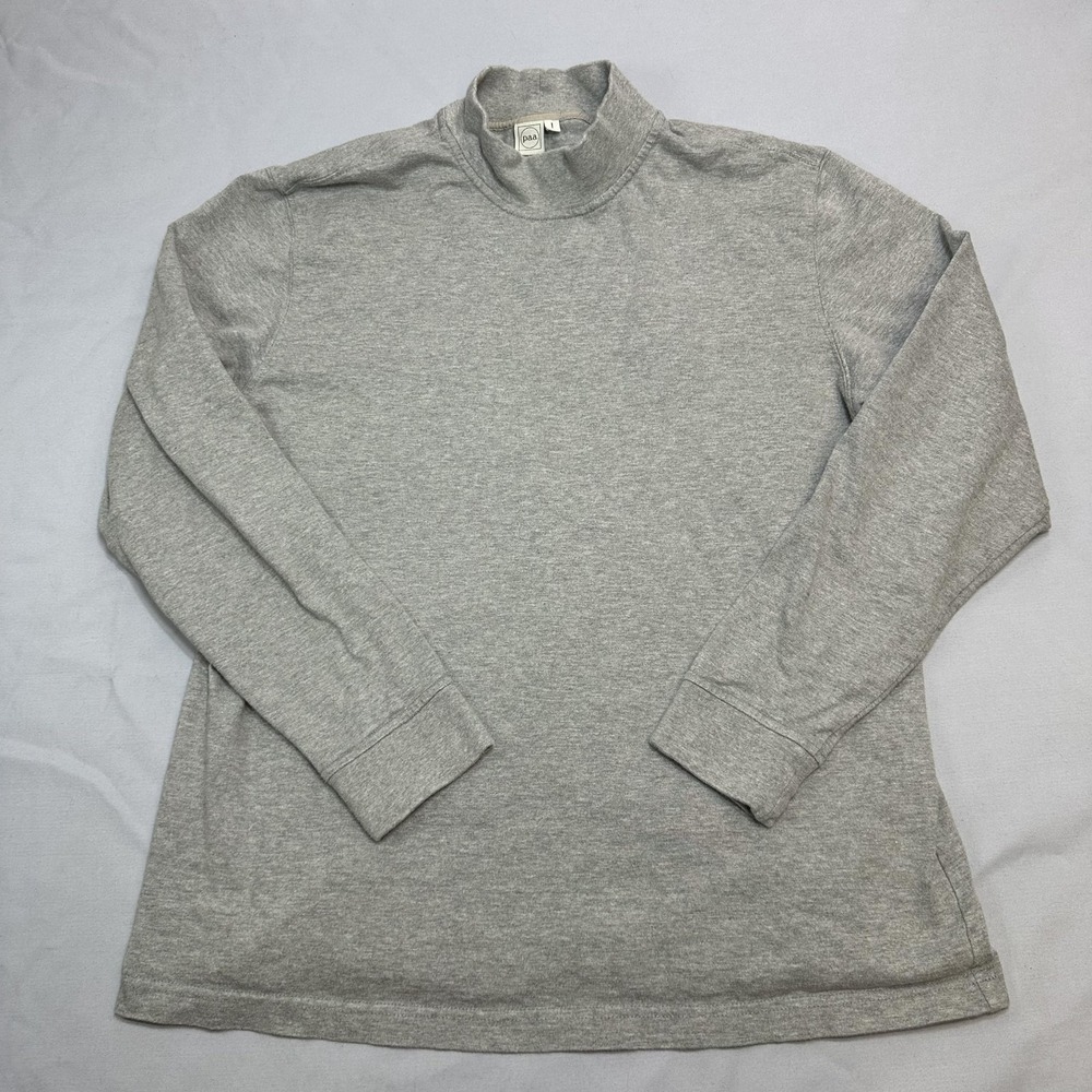 House of Paa Sweatshirt Mens 1 Small Gray Mock Neck USA Casual Soft